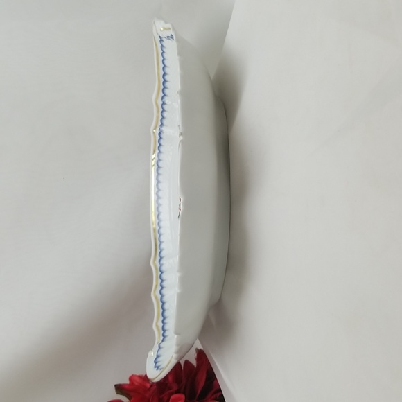 Vintage Richard Ginori Italy Scalloped Shell Fruits Serving Platter - Picture 13 of 15